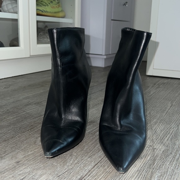Saint Laurent Leather Pierre Stiletto Boots, 39.5 - Picture 2 of 10